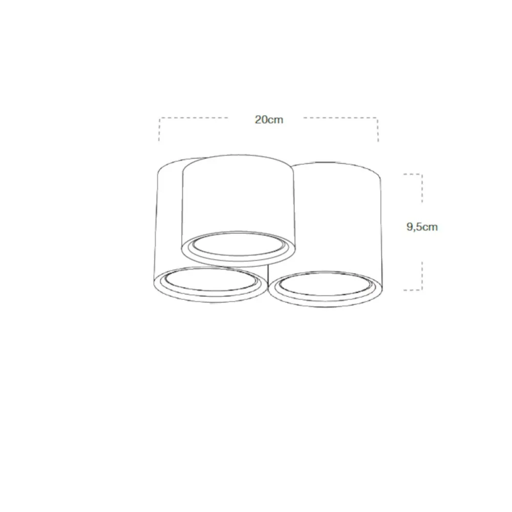 Lampadari Bartalini DNATS 3 PLAP18 GX53 LED