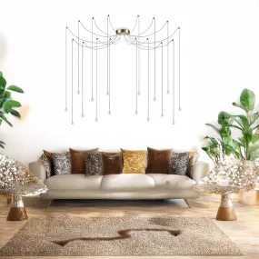 Lustre en laiton led Ideal...