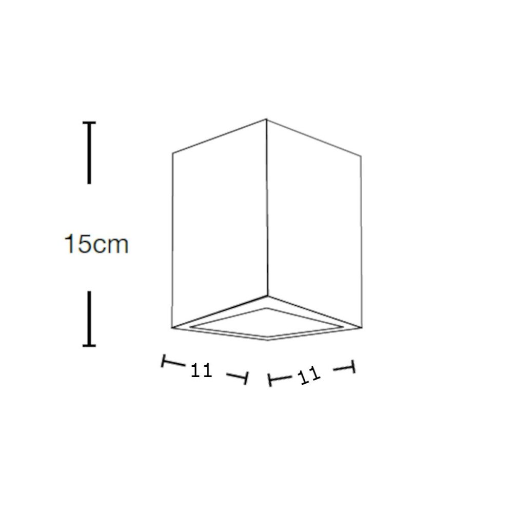 Deckenleuchte aus Gips Lampadari Bartalini ARAP 1 PLAP2 GX53 LED