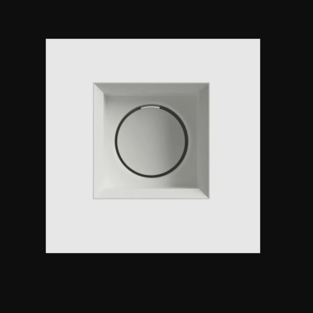 Plafoniera gesso Lampadari Bartalini ARAP 2 PLAP3 GX53 LED