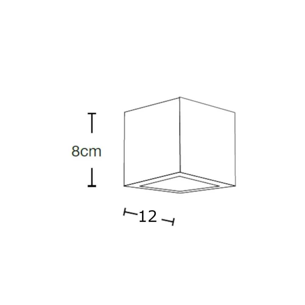 Plafoniera gesso Lampadari Bartalini ARAP 2 PLAP3 GX53 LED