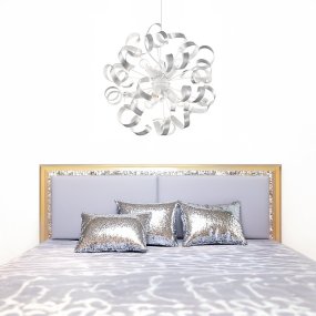 Ideal Lux VORTEX 101606 silber-weißer Kronleuchter