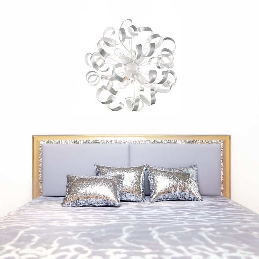 Ideal Lux VORTEX 101606 silber-weißer Kronleuchter
