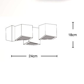 Lampadari Bartalini ILISRAM 5 PLAP6 GX53 LED Lámparas