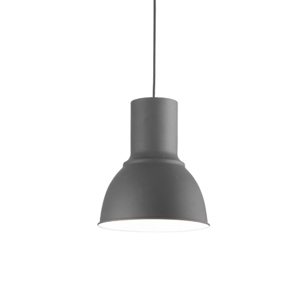 Lámpara de techo con cúpula de metal gris BREEZE SP1 SMALL 137681 de Ideal Lux