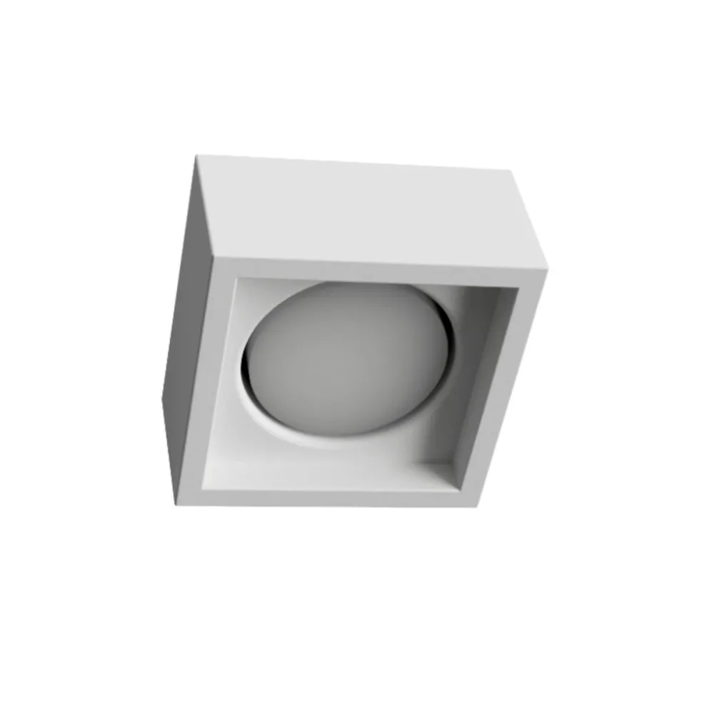 Plafoniera gesso Lampadari Bartalini OUQE 1 PLAP7 GX53 LED