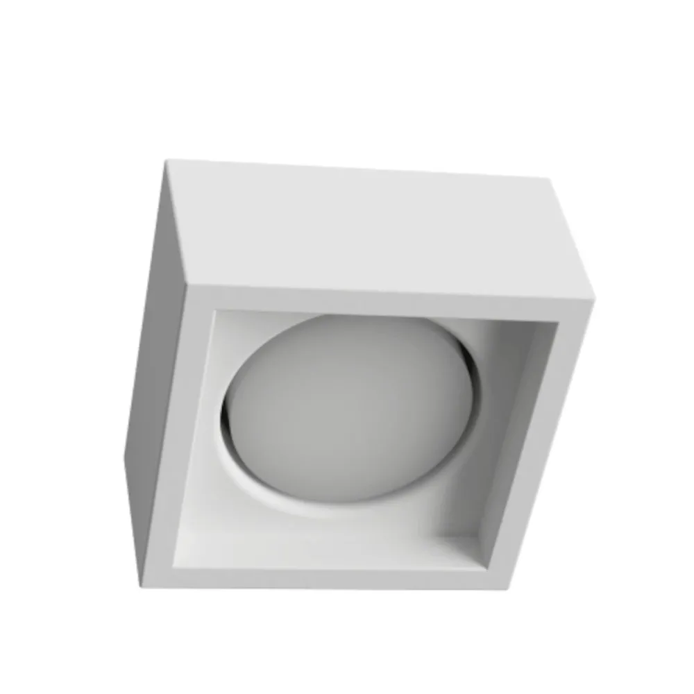 Plafoniera gesso Lampadari Bartalini OUQE 1 PLAP7 GX53 LED