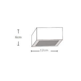 Plafonnier en plâtre Lampadari Bartalini OUQE 1 PLAP7 GX53 LED