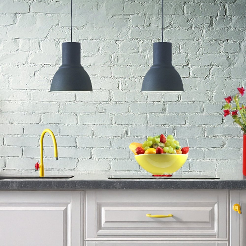 Lámpara de techo con cúpula de metal gris BREEZE SP1 SMALL 137681 de Ideal Lux
