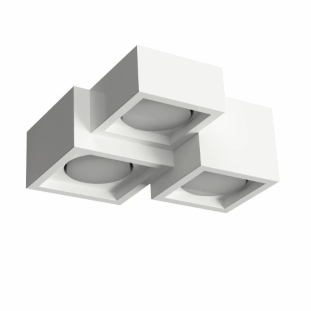 Deckenleuchte aus Gips Lampadari Bartalini OUQE 3 PLAP8 GX53 LED