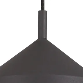 Lustre en métal Ideal Lux YURTA SP1 SMALL NOIR 281568