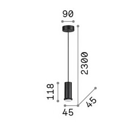 Ideal Lux MIX UP CYLINDER Kronleuchter