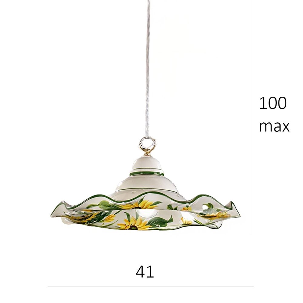 Lampadario ceramica Lampadari Bartalini 2217.2