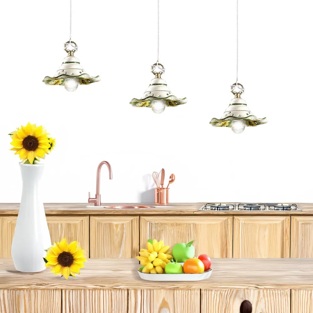 Lampadario ceramica Lampadari Bartalini 2217.4