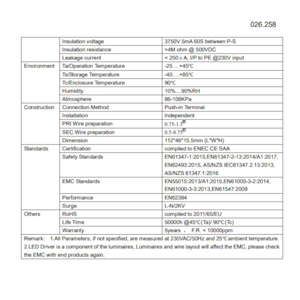 Alimentatore Belfiore 9010 026.258 ON/OFF