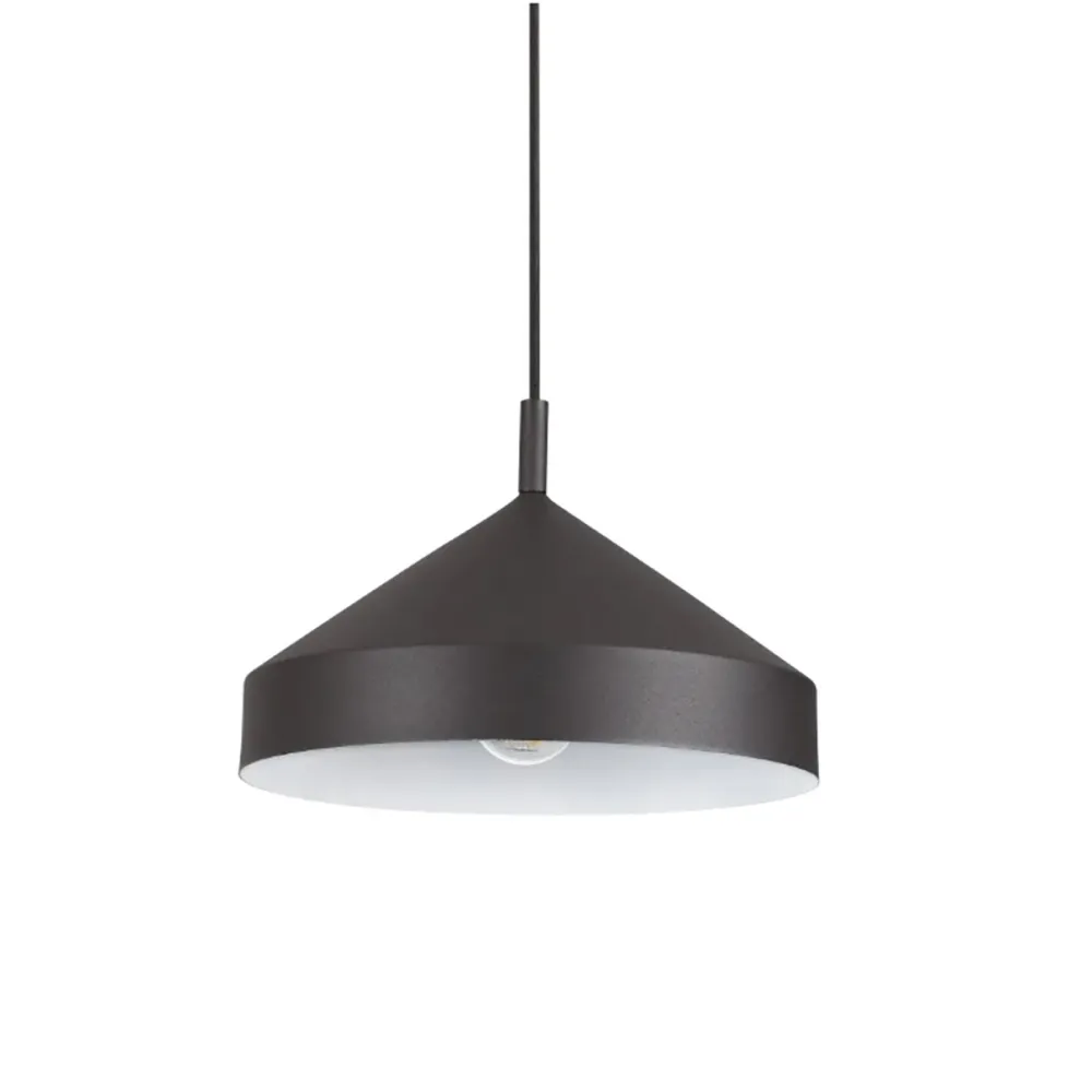 Lustre en métal Ideal Lux YURTA SP1 MEDIUM BLACK 285139