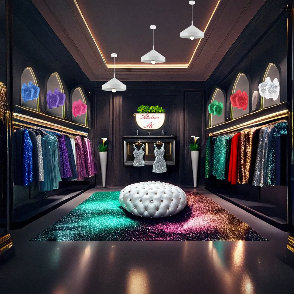 Lustre en métal Ideal Lux YURTA SP1 MEDIUM BLANC 285153