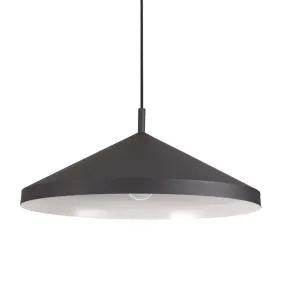 Metalllüster Ideal Lux YURTA SP1 BIG BLACK 285182