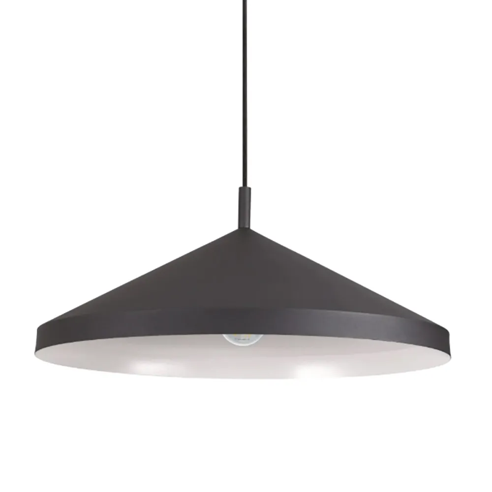 Lustre en métal Ideal Lux YURTA SP1 BIG BLACK 285182