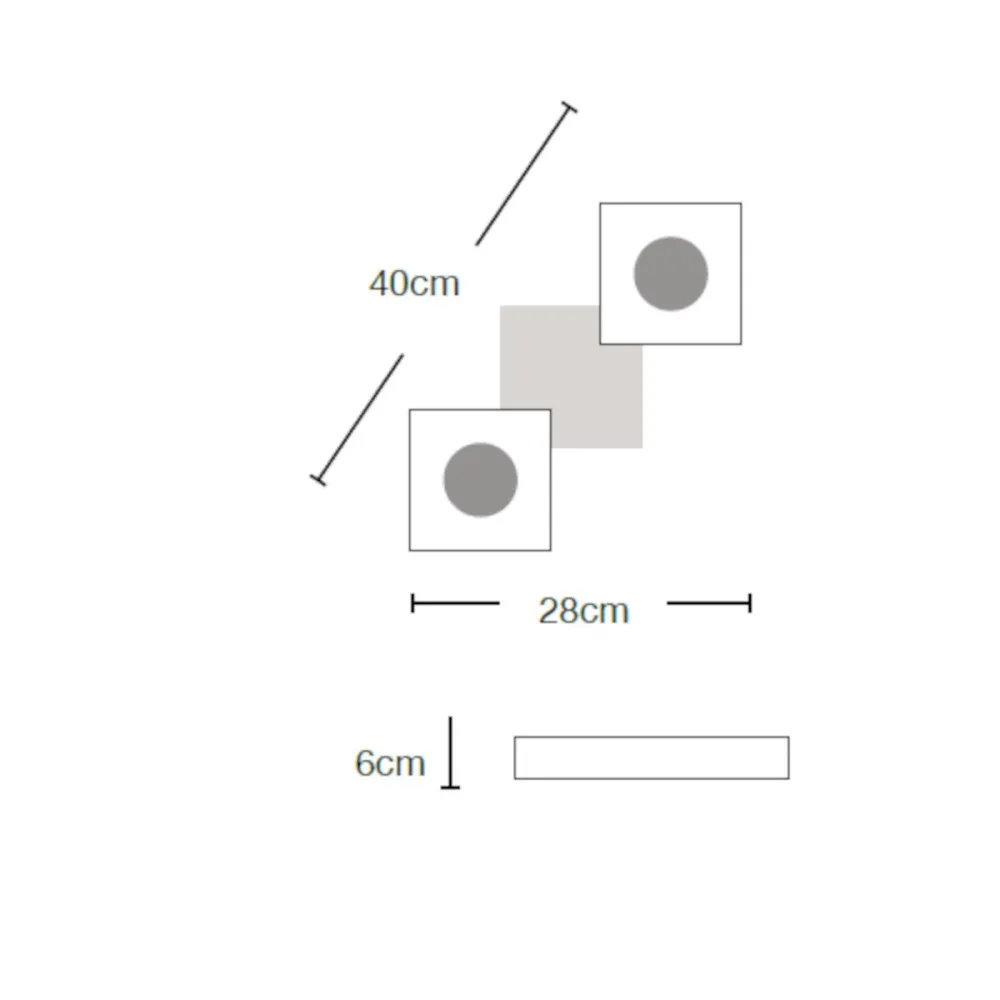 Plafonnier en plâtre Lampadari Bartalini GNIKCOLB 1 PLAP13 GX53 LED