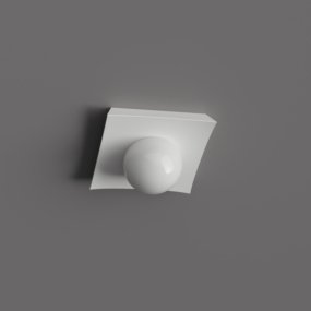 Deckenleuchte aus Gips Lampadari Bartalini AREFS 1 GX53 LED