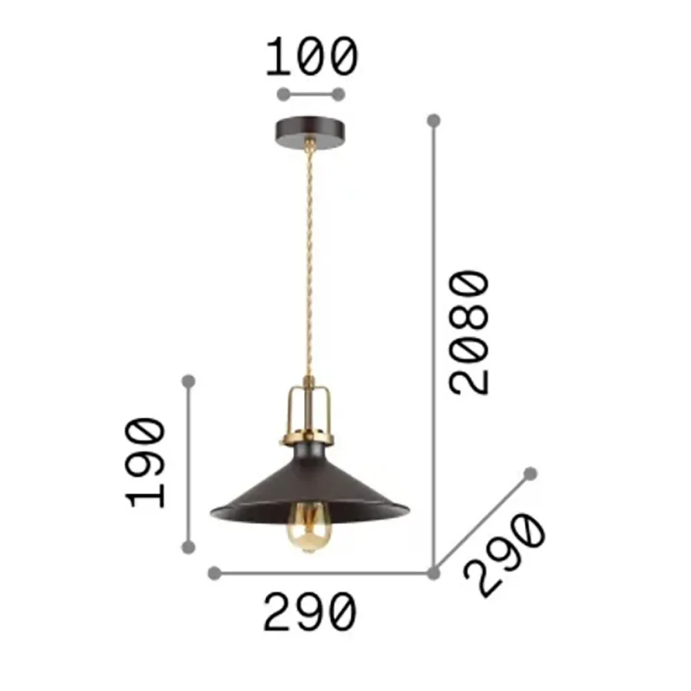 Lustre en métal Ideal Lux ERIS 3 SP1 BLANC 238173