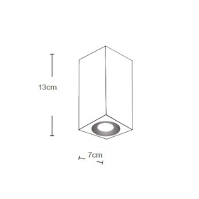Moderne Deckenleuchte Lampadari Bartalini NIWT SHORT N GU10 LED