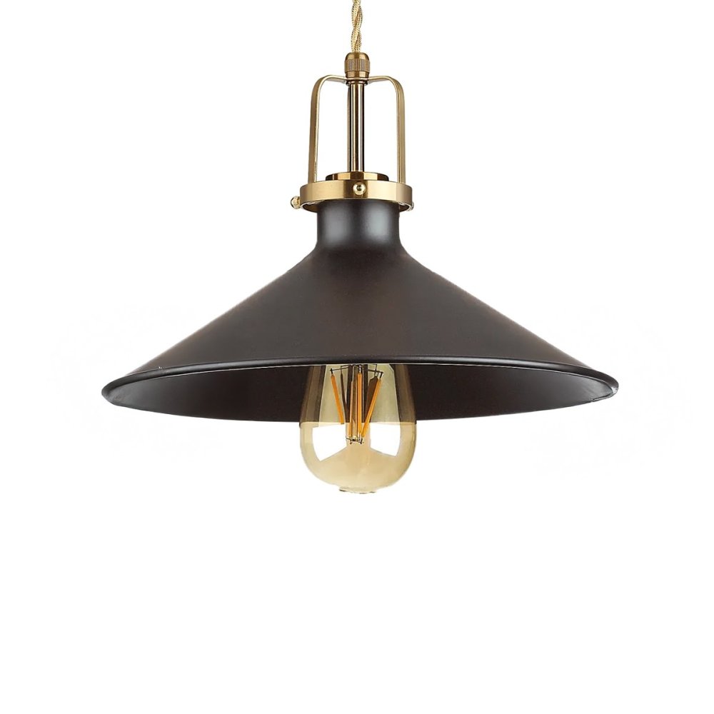 Lampadario metallo Ideal Lux ERIS 3 SP1 NERO 249070