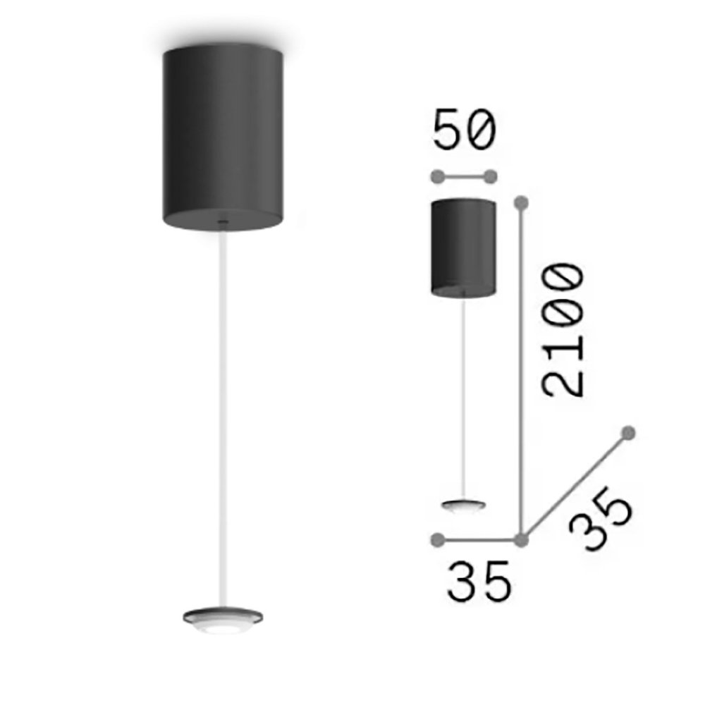 Moderner Kronleuchter Ideal Lux MAPA MINI IRIDE 348674