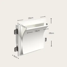 Gips Lampadari Bartalini ABLE 155 R7s LED-Kronleuchter