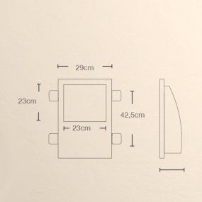 Applique gesso Lampadari Bartalini ATINNAS 057 LED