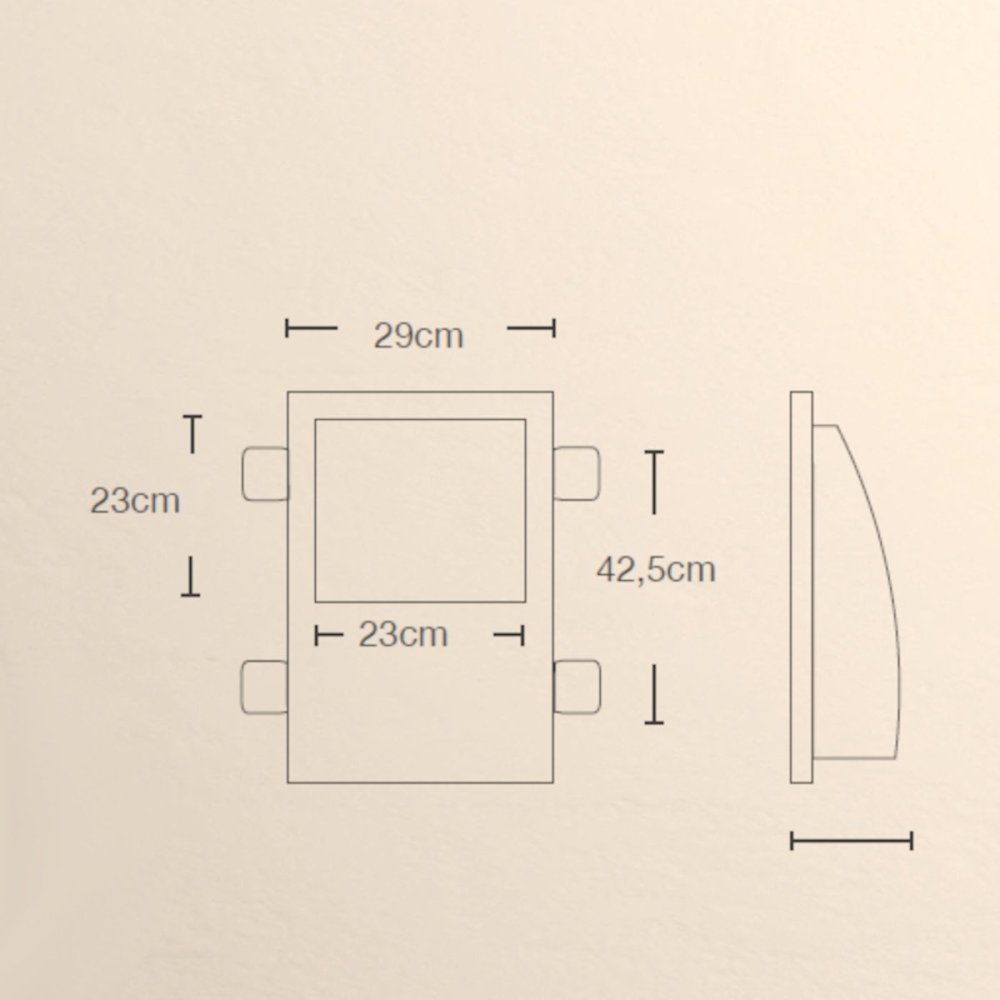 Applique gesso Lampadari Bartalini ATINNAS 057 LED