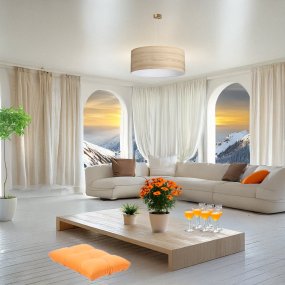 Lampadario tessuto Ideal...