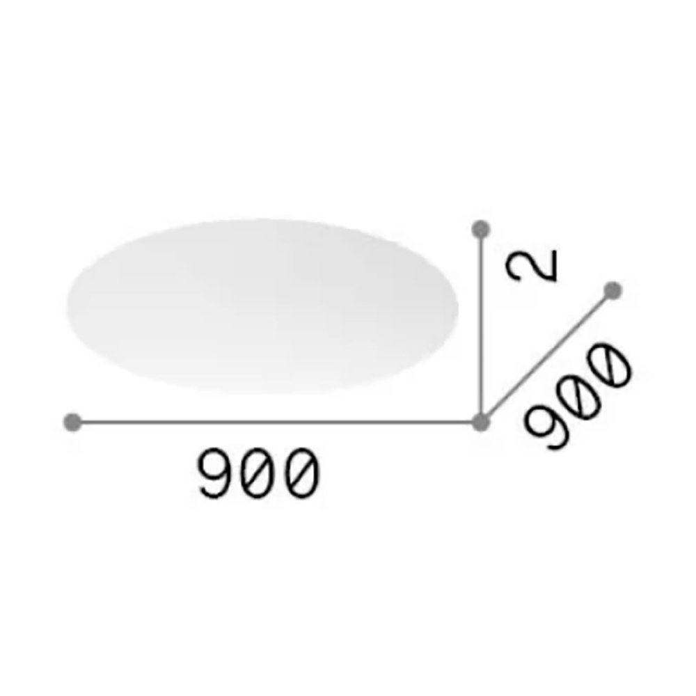 Zubehörteil Lampenschirmkappe Ideal Lux SET UP 339252