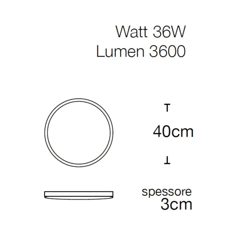 Lampadari Bartalini SUNARU 40N LED