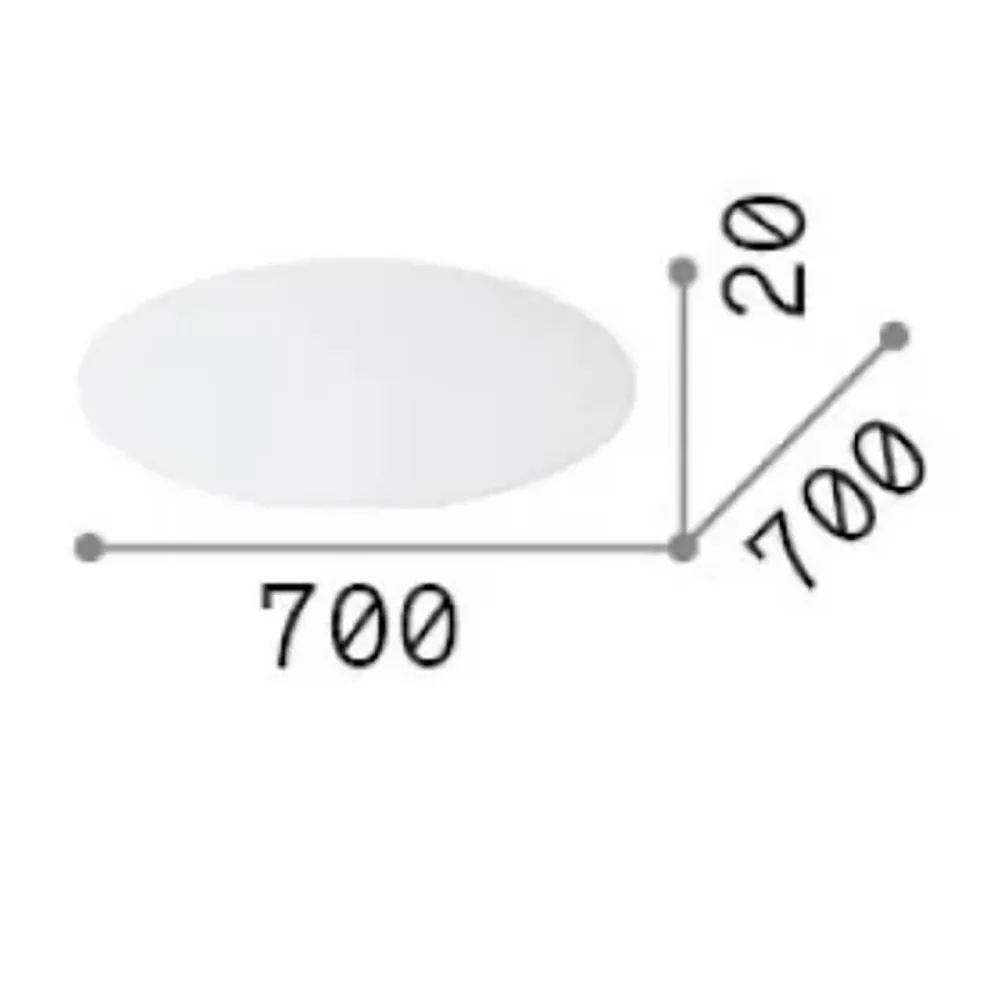 Accesorio tapa de pantalla Ideal Lux SET UP 270050