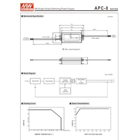 Treiber Lampadari Bartalini APC 8 350 CC-350 mA 8W