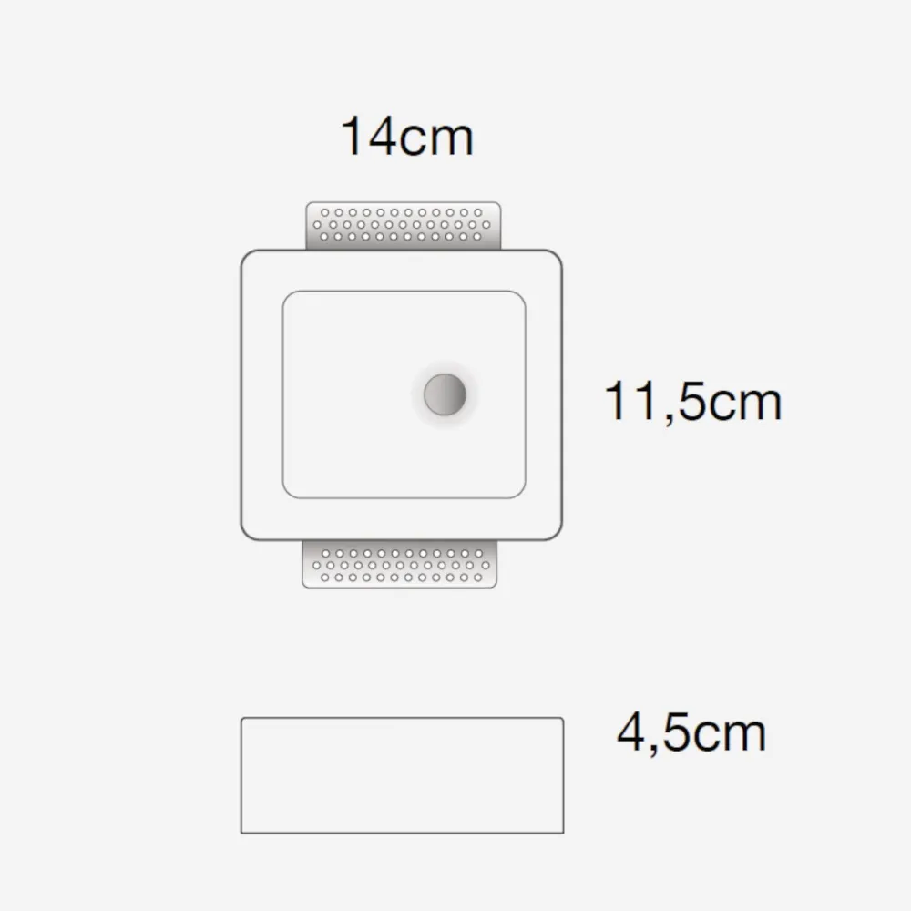 Lustres à gradins en craie Lampadari Bartalini OLLEAFFAR SP2 3C LED