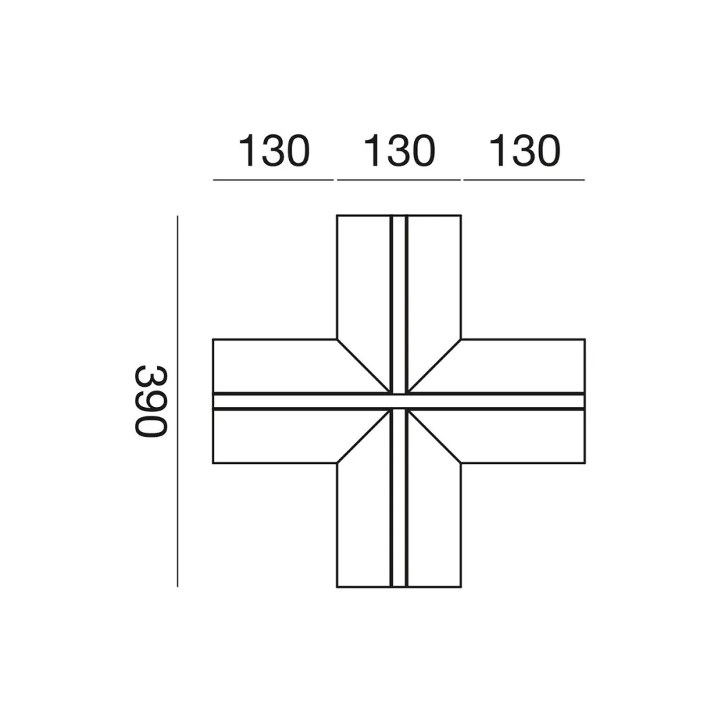 Accessoire de montage moyen Gea Led PCAXA2