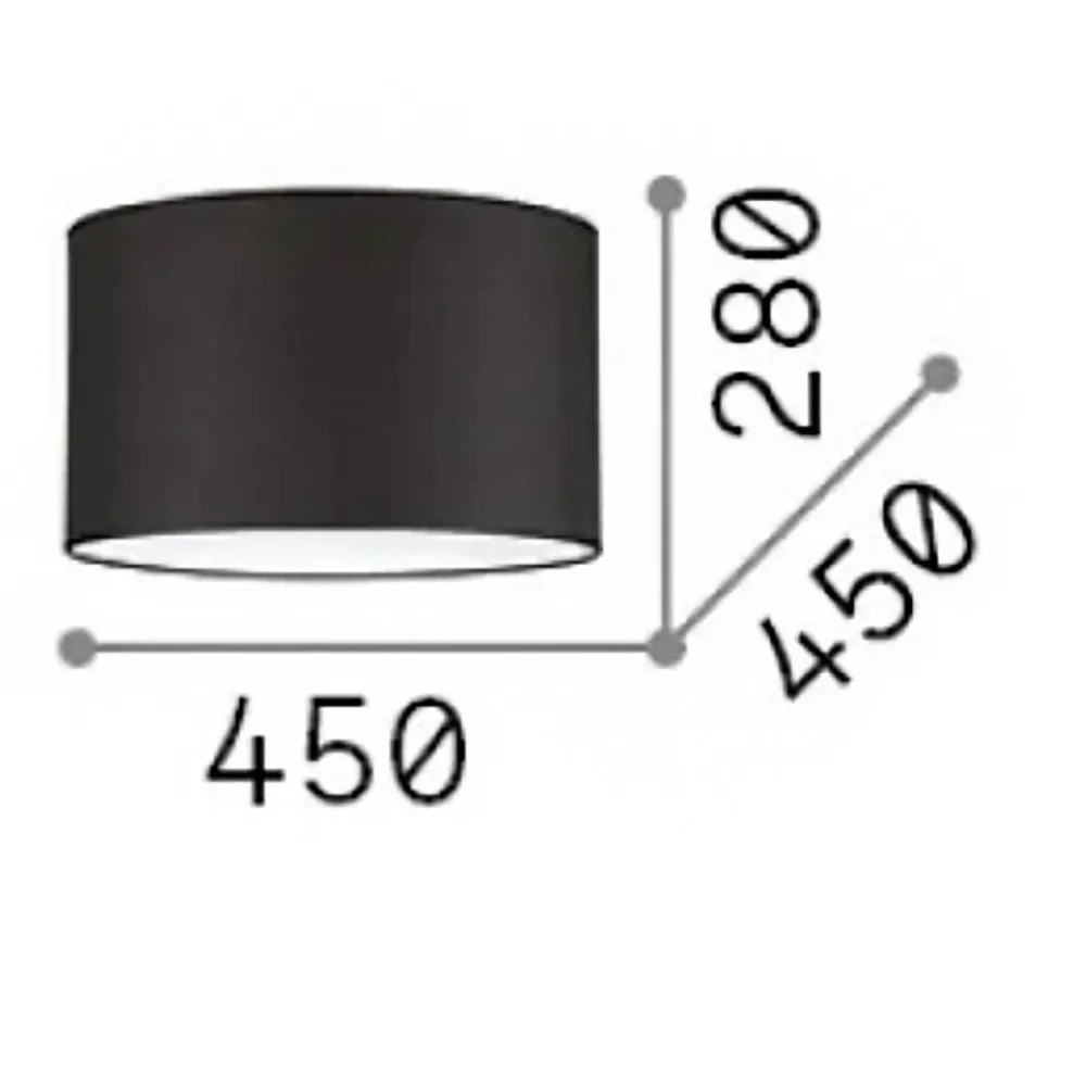 Lampadario tessuto Ideal Lux SET UP 304625 348209