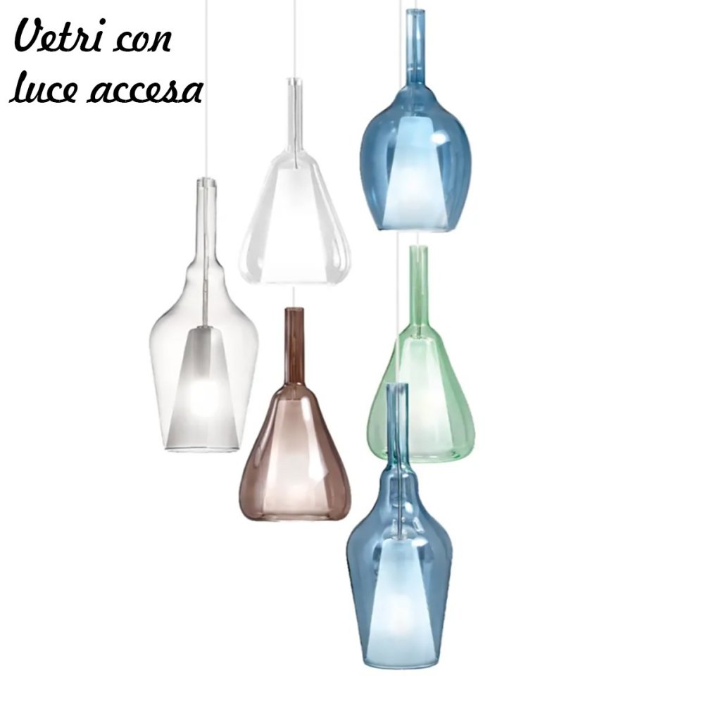Lampadario moderno Gea Luce OFELIA MINI G9 S6 LED