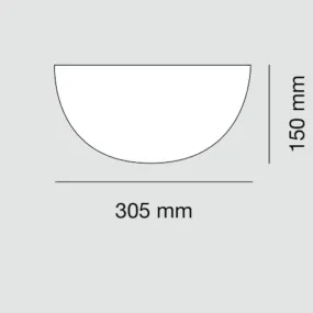 Belfiore 9010 HARA BIG 7157.41 E27 LED Wandleuchte aus Gips