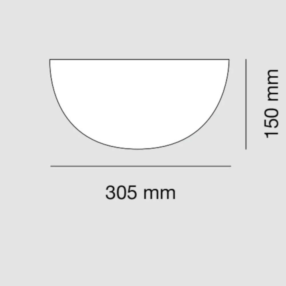 Applique gesso Belfiore 9010 HARA BIG 7157.41 E27 LED