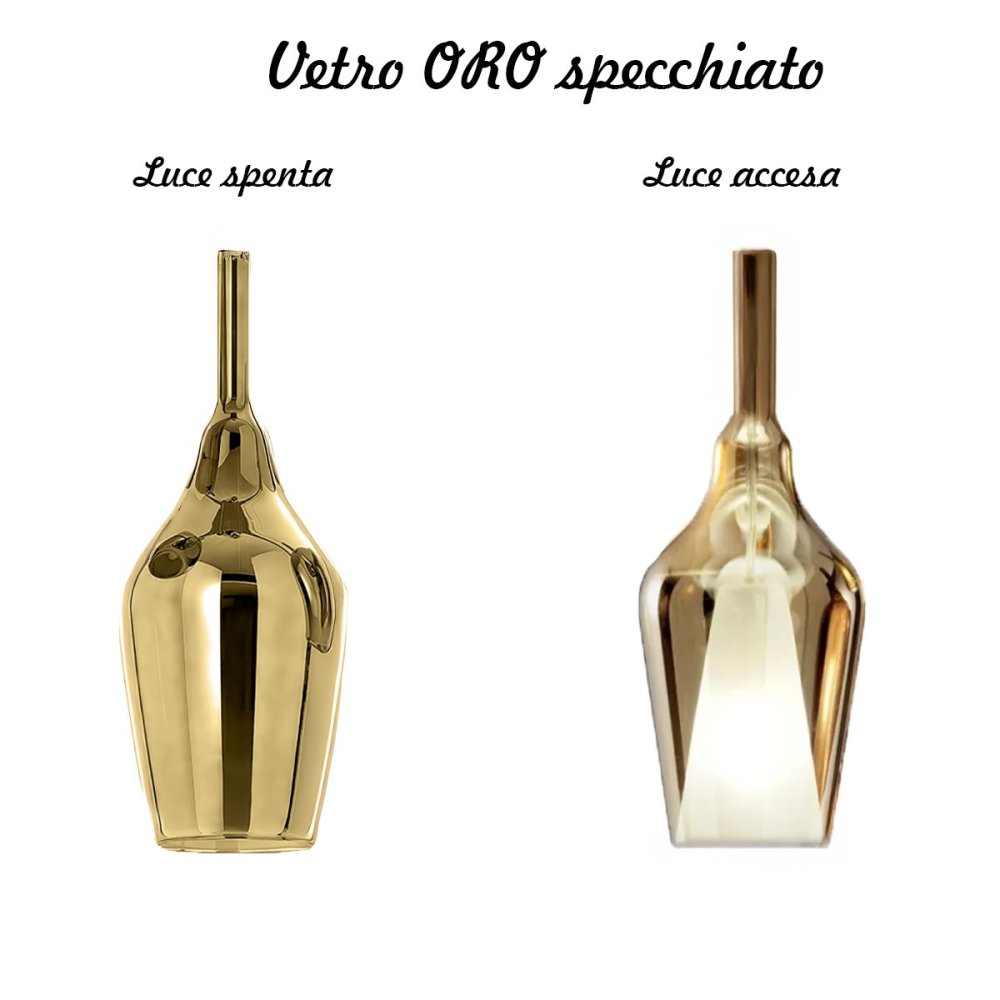 Sospensione ragnatela vetro Gea Luce OFELIA S10