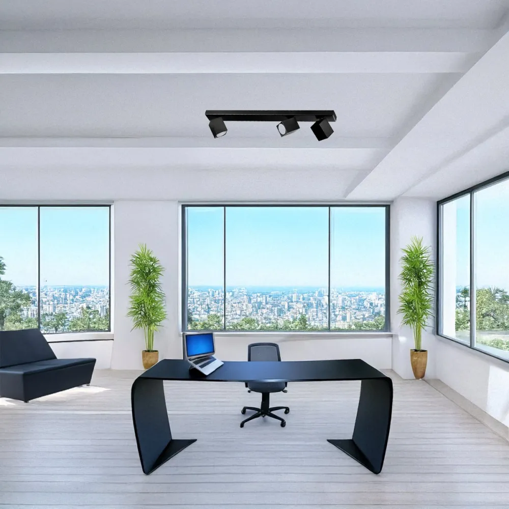 Moderne Deckenleuchte Perenz beleuchtet ODDY 8172 GU10 LED