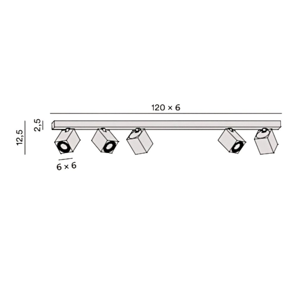 Plafonnier moderne Perenz illumine ODDY 8173 GU10 LED