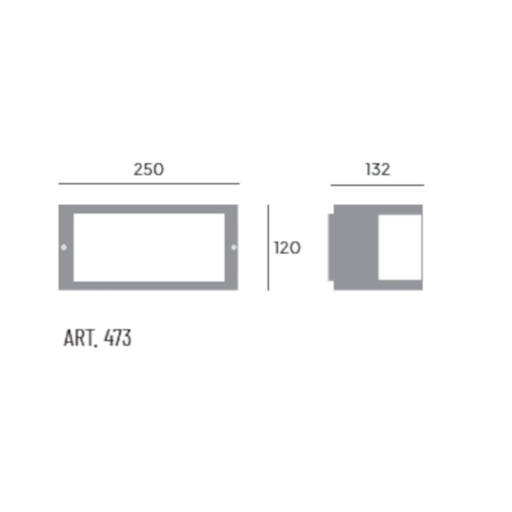 Applique murale moderne Sovil UMBE Aperta 473 16 E27 LED