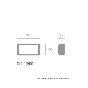 Aplique de pared moderno Sovil SCREEN 99500 16 LED