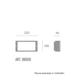 Sovil SCREEN 99500 16 LED moderne Wandleuchte