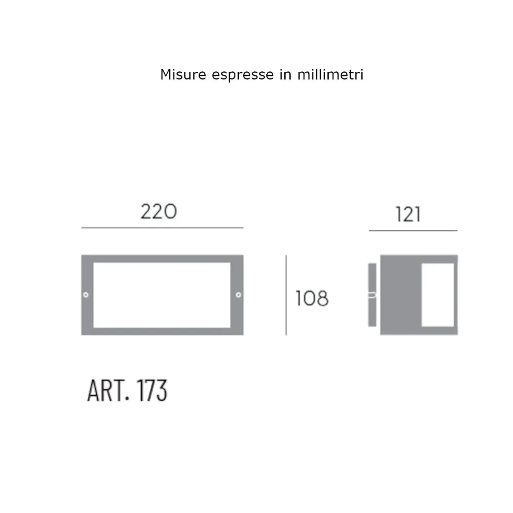 Moderne Wandleuchte Sovil UMBE Aperta 173 16 E27 LED